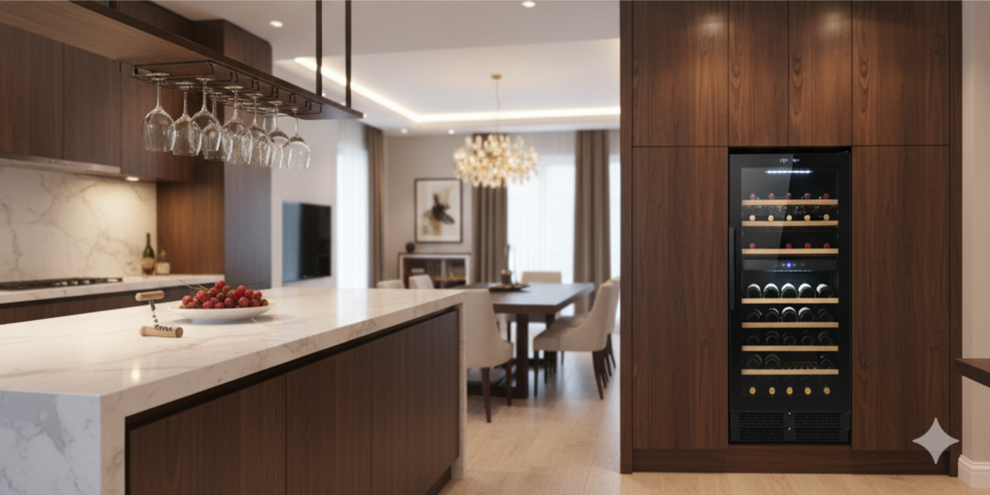 Prime 45-Bottle Dual Zone Wine Cooler