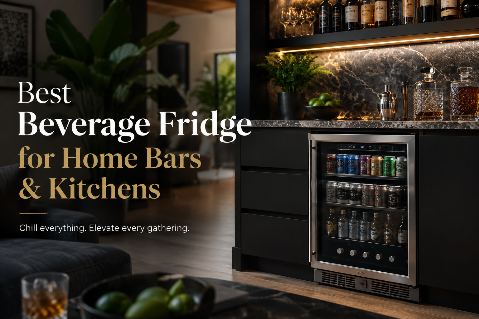 Best Beverage Fridge for Home Bars & Kitchens
