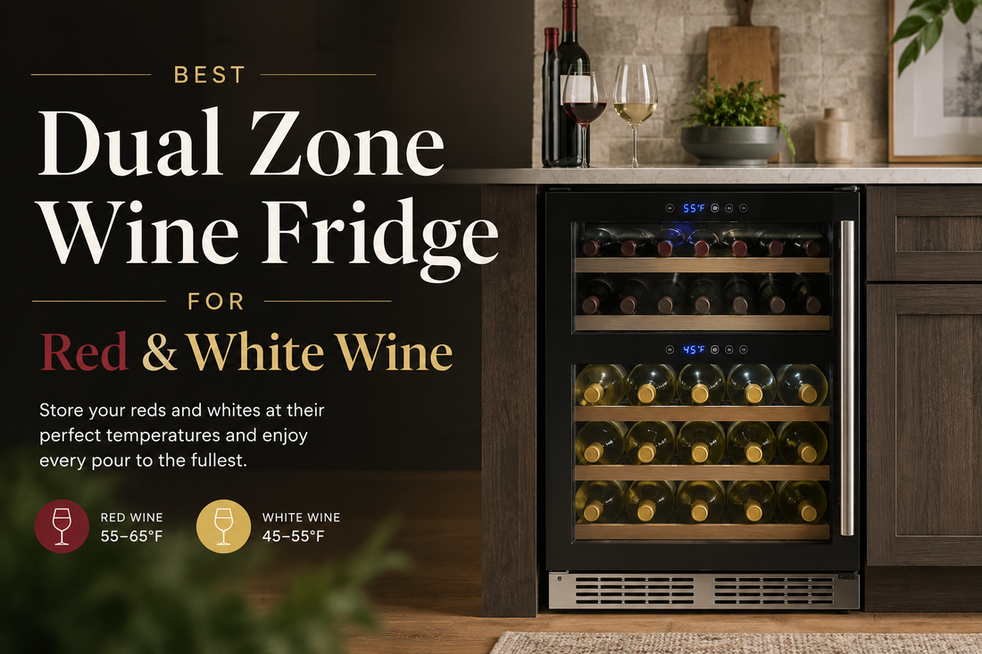 Best Dual Zone Wine Fridges for Red & White Wine (2026 Guide)