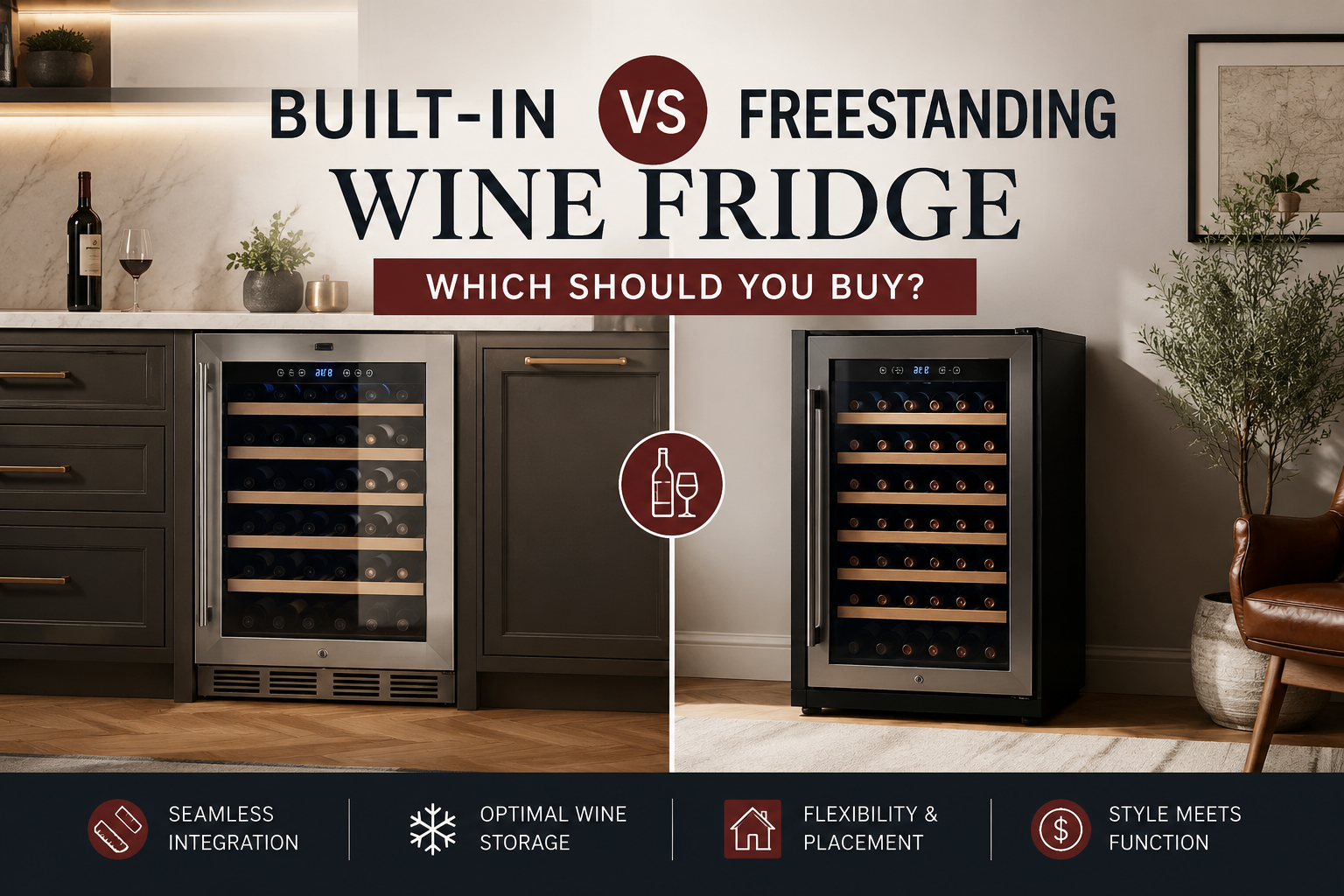 Built-In vs Freestanding Wine Fridge: Which Should You Buy?