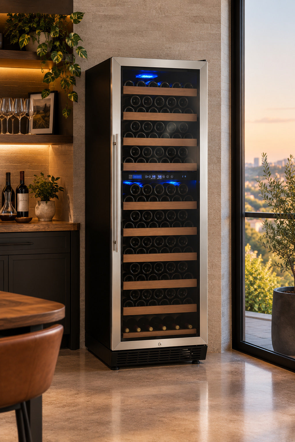 Allavino 99-Bottle Dual Zone Wine Refrigerator YHWR99-2SR20