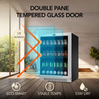 Whynter BBR-148SB 182-Can Built-In Beverage Refrigerator