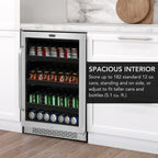 Whynter BBR-148SB 182-Can Built-In Beverage Refrigerator