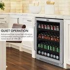 Whynter BBR-148SB 182-Can Built-In Beverage Refrigerator