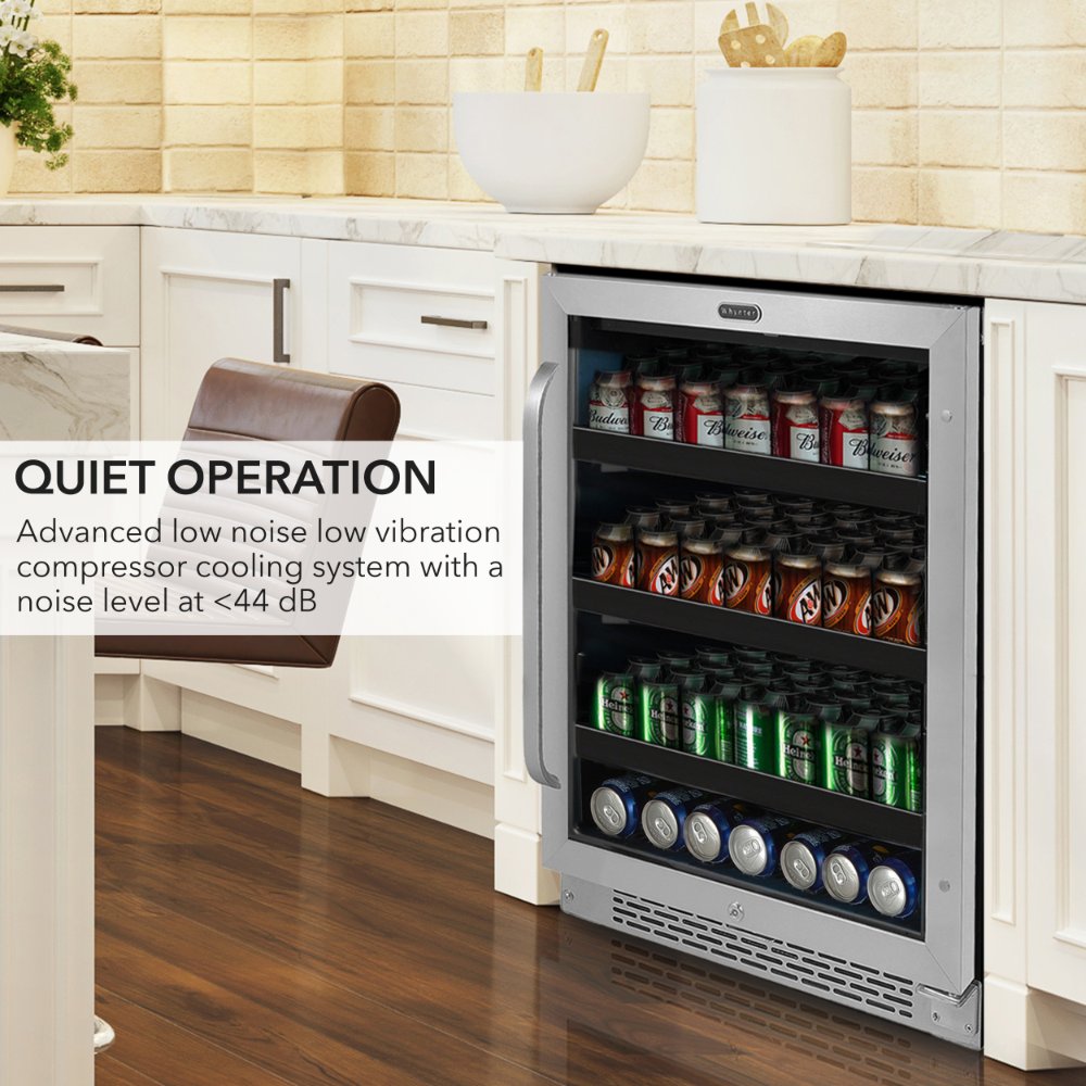 Whynter BBR-148SB 182-Can Built-In Beverage Refrigerator
