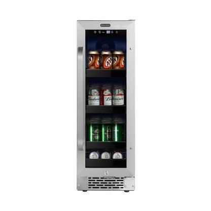 Whynter BBR-638SB 12" Built-In 75 Can Undercounter Beverage Cooler w/ Lock