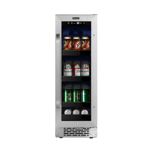 Whynter BBR-638SB 12" Built-In 75 Can Undercounter Beverage Cooler w/ Lock