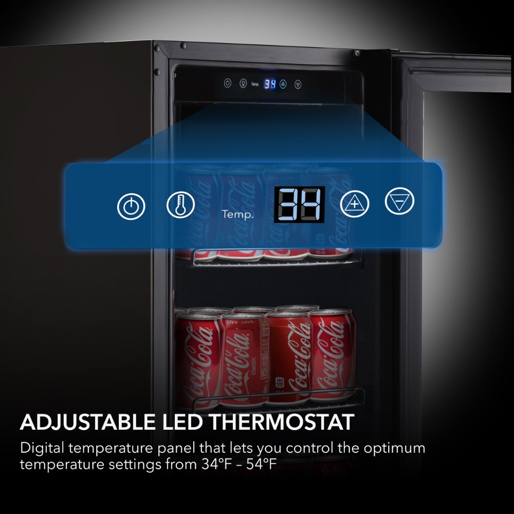 Whynter BBR-801BG 128-Can Built-In Beverage Refrigerator