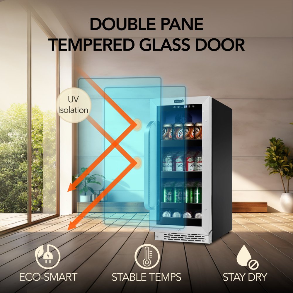 Whynter BBR-838SB 128-Can Built-In Beverage Refrigerator