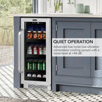 Whynter BBR-838SB 128-Can Built-In Beverage Refrigerator