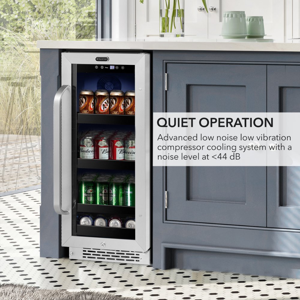 Whynter BBR-838SB 128-Can Built-In Beverage Refrigerator