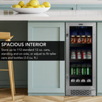 Whynter BBR-838SB 128-Can Built-In Beverage Refrigerator