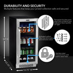 Whynter BBR-838SB 128-Can Built-In Beverage Refrigerator