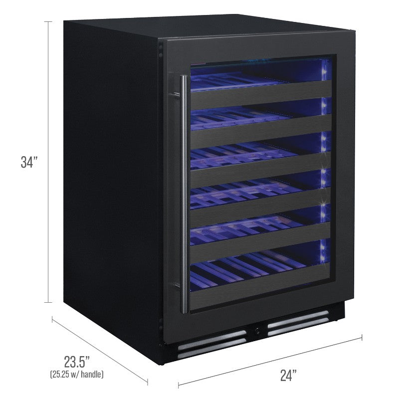 Allavino BDW5034S-1BSR 50-Bottle Single Zone Wine Refrigerator