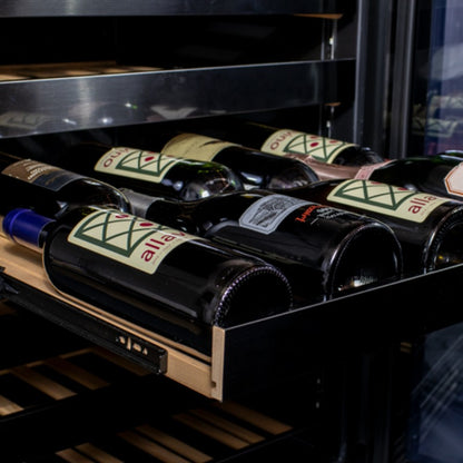 Allavino Wine Refrigerator 50 Bottle Single Zone Black Stainless – BDW5034S-1BSR
