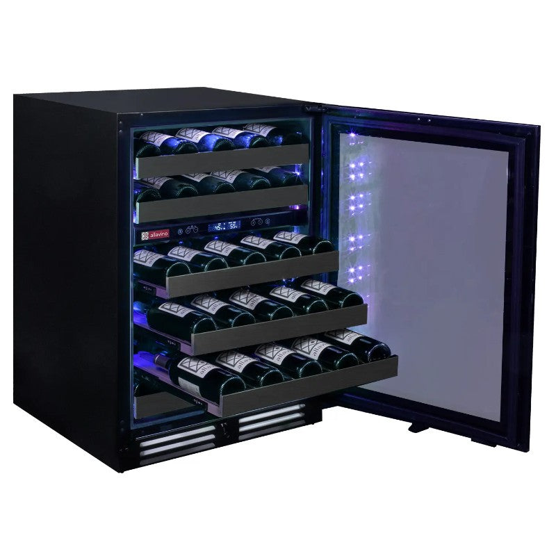 Allavino BDW5034D-2BSR 50-Bottle Dual Zone Wine Refrigerator