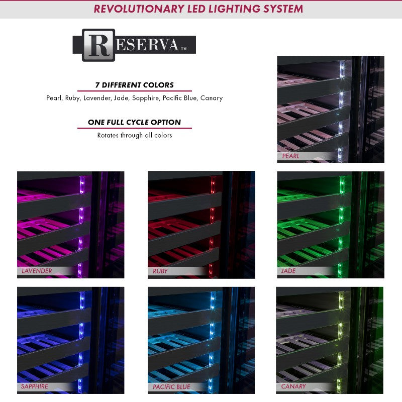 Allavino Reserva Wine Cooler 50 Bottle Dual Zone Black Stainless – BDW5034D-2BSR