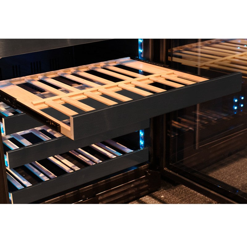 Allavino BDW5034D-2BSR 50-Bottle Dual Zone Wine Refrigerator