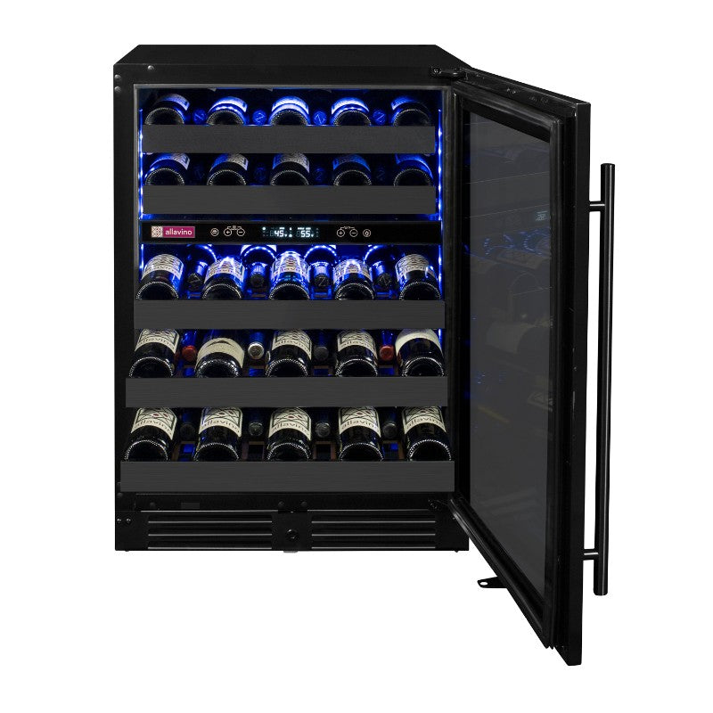 Allavino Reserva Wine Cooler 50 Bottle Dual Zone Black Stainless – BDW5034D-2BSR