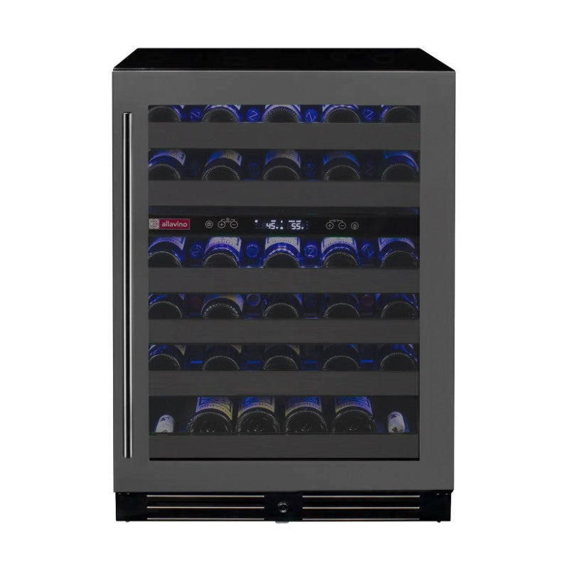 Allavino Reserva Wine Cooler 50 Bottle Dual Zone Black Stainless – BDW5034D-2BSR