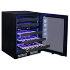 Allavino BDW5034D-2BSR 50-Bottle Dual Zone Wine Refrigerator