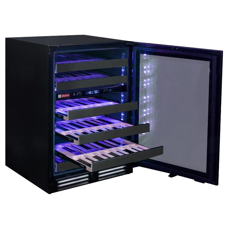 Allavino BDW5034D-2BSR 50-Bottle Dual Zone Wine Refrigerator