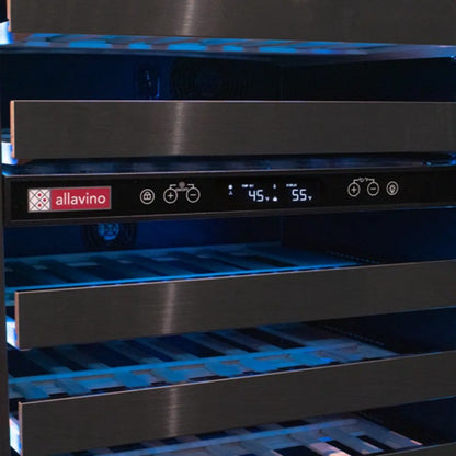 Allavino Reserva Wine Cooler 50 Bottle Dual Zone Black Stainless – BDW5034D-2BSR