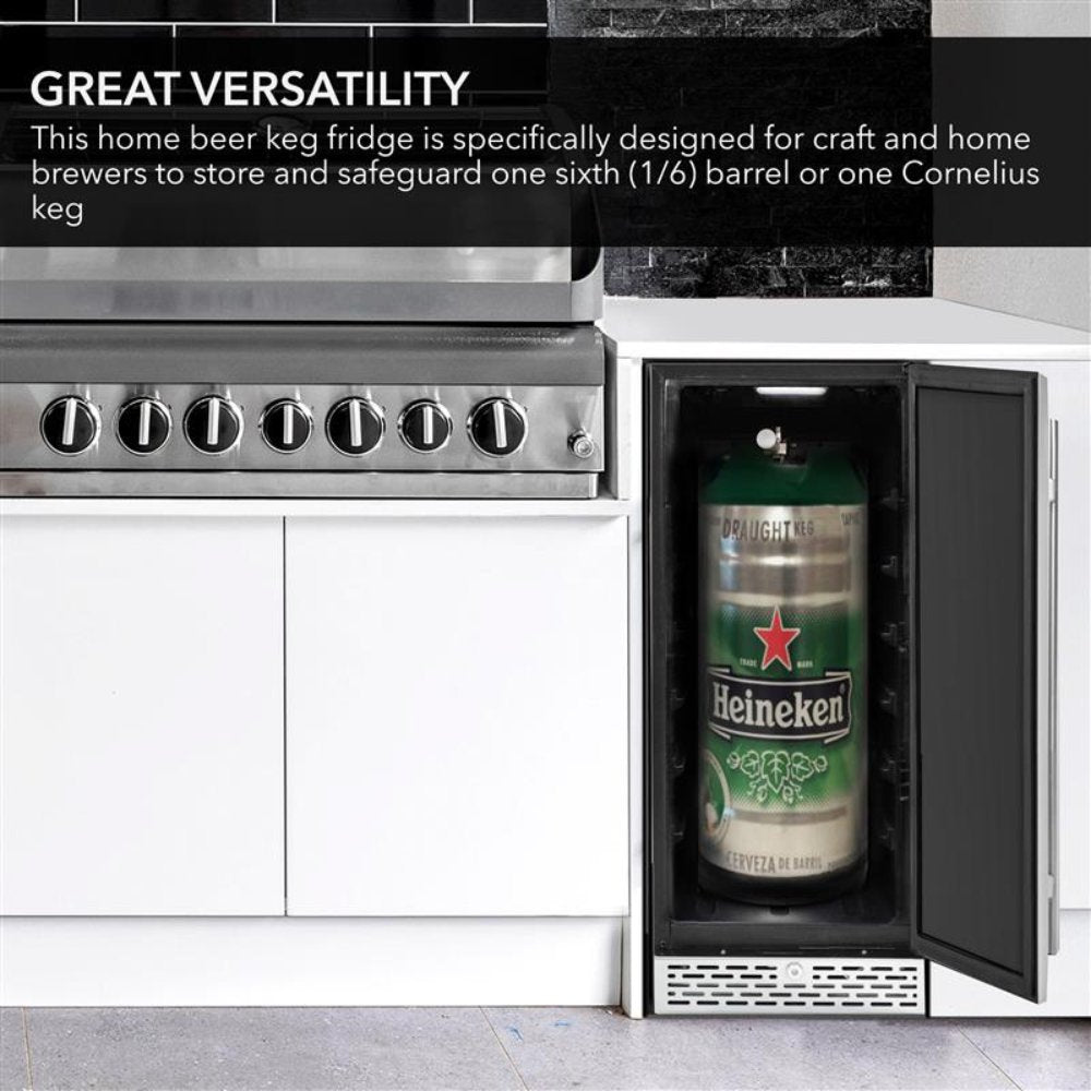 Whynter Beverage Outdoor Refrigerator & Beer Keg Froster ETL – BEF-286SB