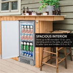Whynter BOR-326FS 128-Can Outdoor Beverage Refrigerator