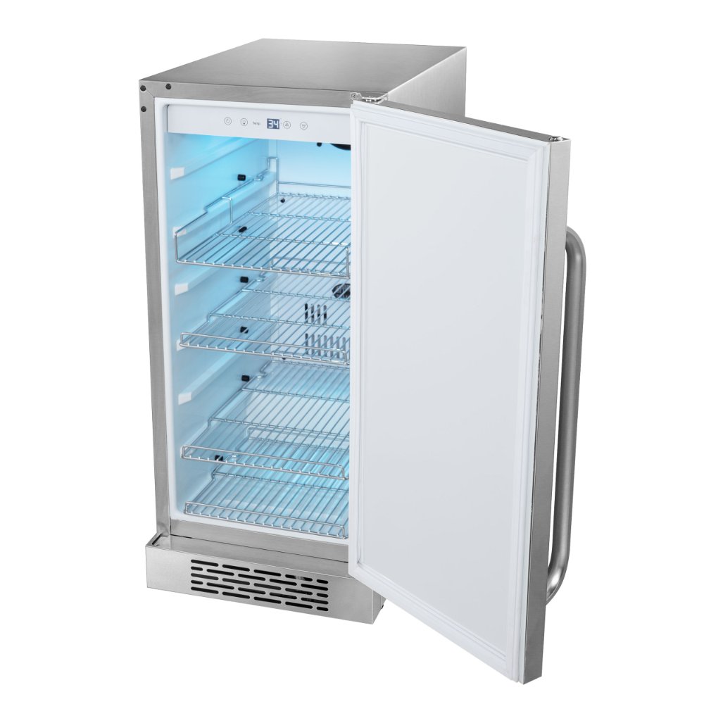 Whynter Beverage Refrigerator Indoor/Outdoor Weather-Proof Stainless BOR-326FS