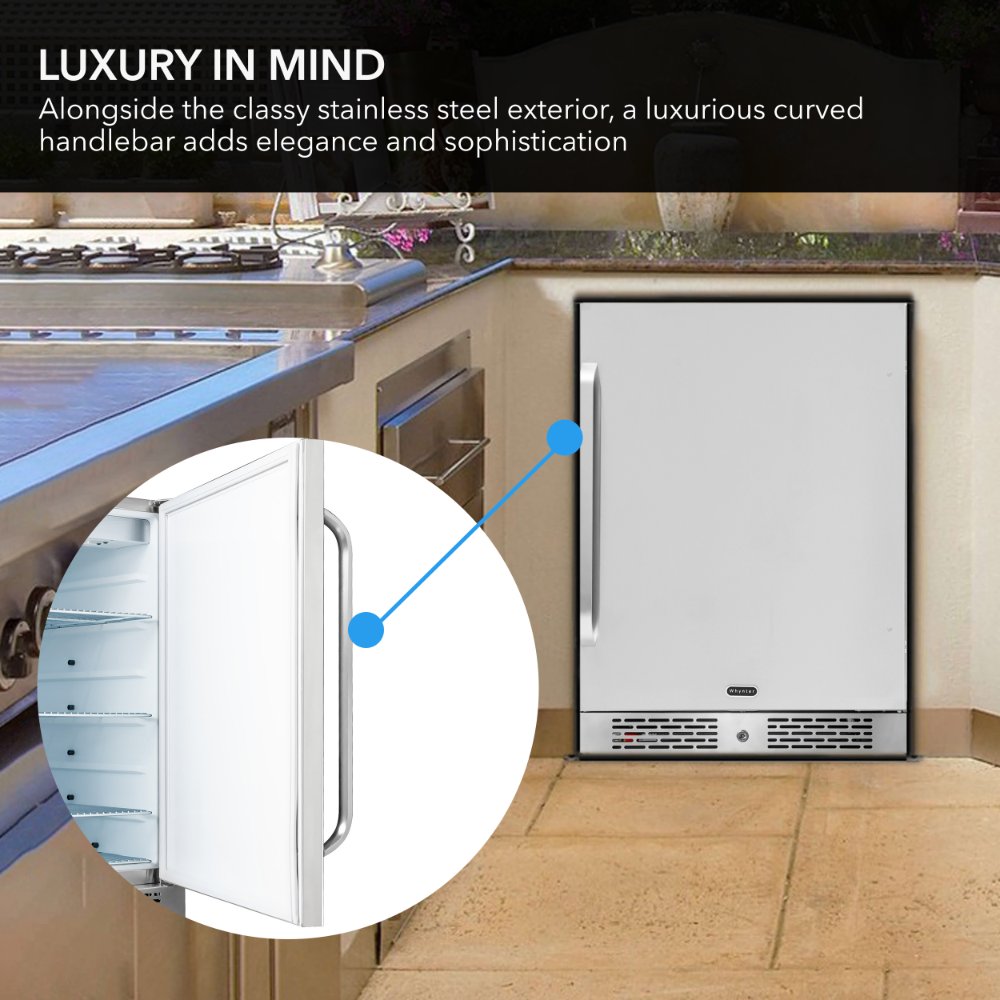 Whynter BOR-53024-SSW 166-Can Beverage Refrigerator