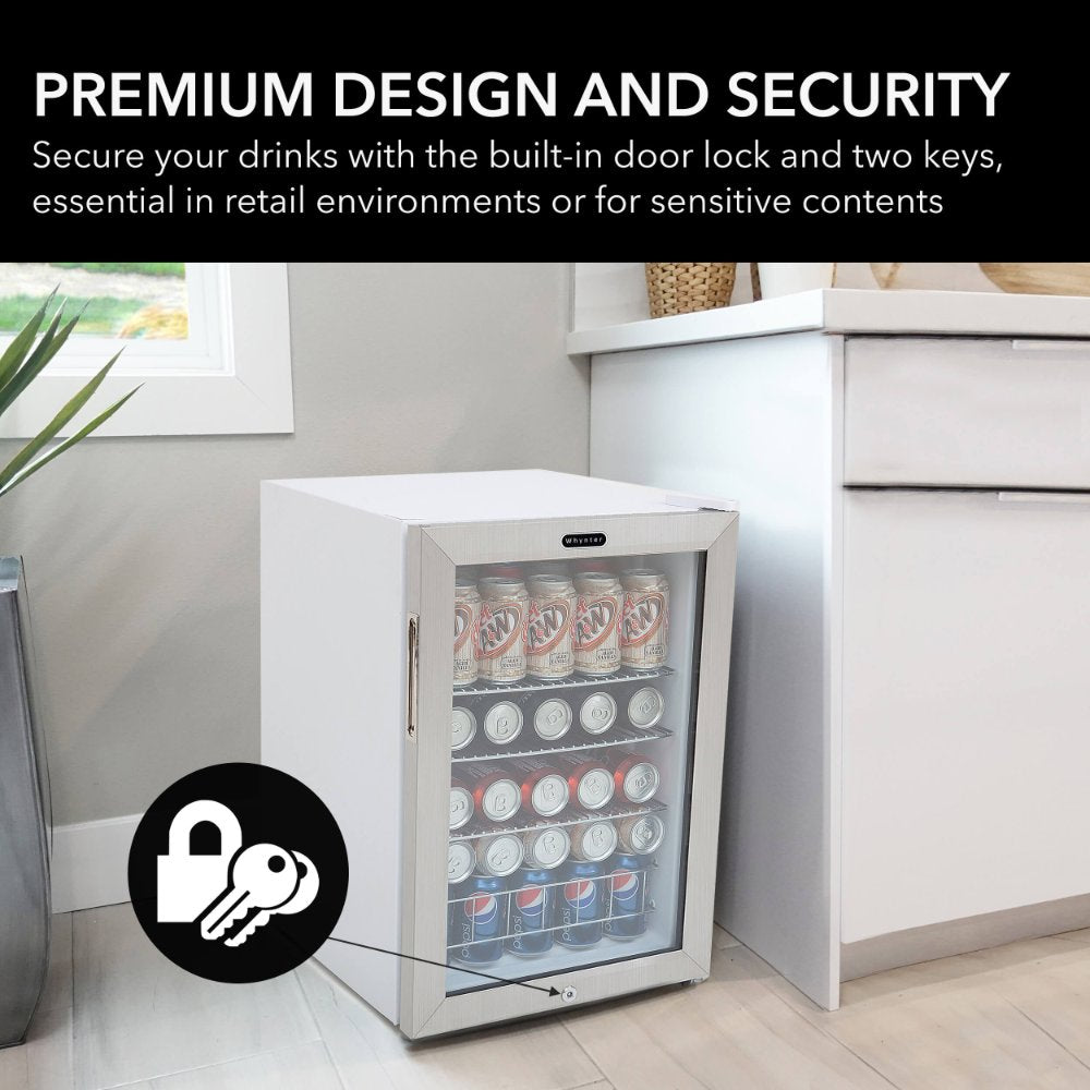 Whynter BR-091WS 98-Can Beverage Refrigerator