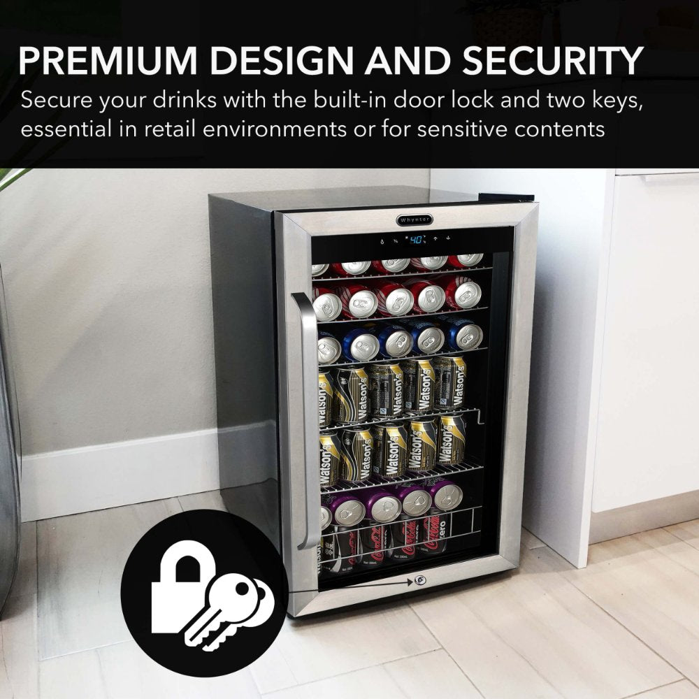 Whynter BR-1211DS 136-Can Beverage Refrigerator