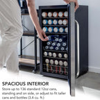Whynter BR-1211DS 136-Can Beverage Refrigerator
