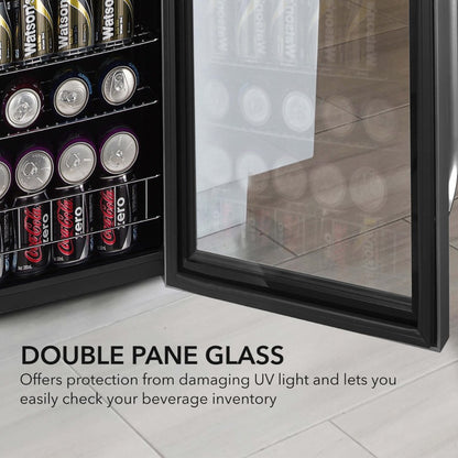 Whynter BR-1211DS 19″ 136-Can Freestanding Beverage Refrigerator with Lock