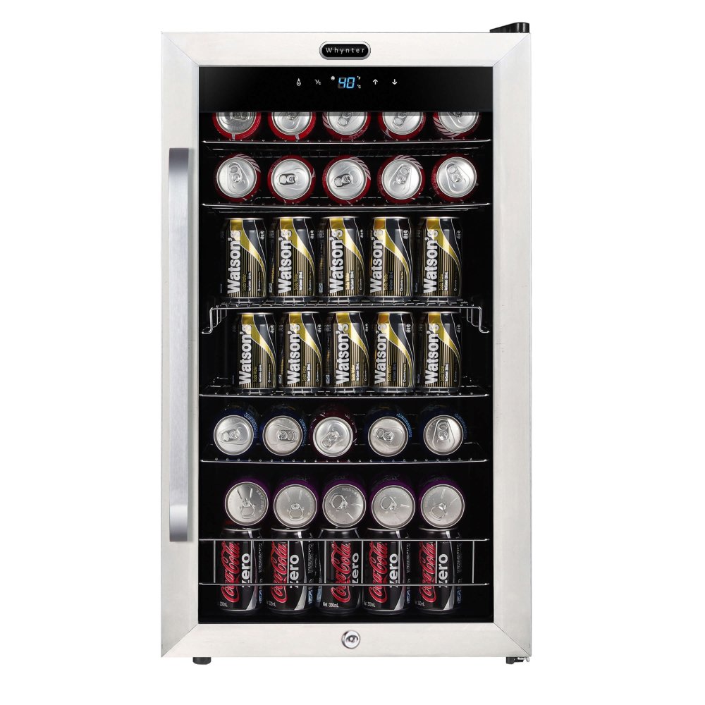 Whynter BR-1211DS 19″ 136-Can Freestanding Beverage Refrigerator with Lock