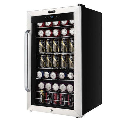 Whynter BR-1211DS 19″ 136-Can Freestanding Beverage Refrigerator with Lock