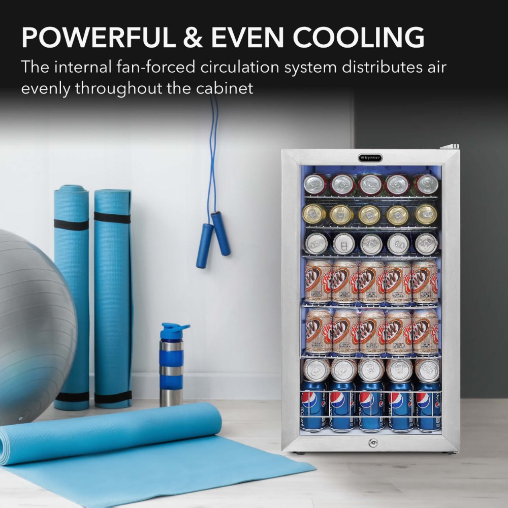 Whynter BR-128WS 127-Can Beverage Refrigerator