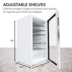 Whynter BR-128WS 127-Can Beverage Refrigerator