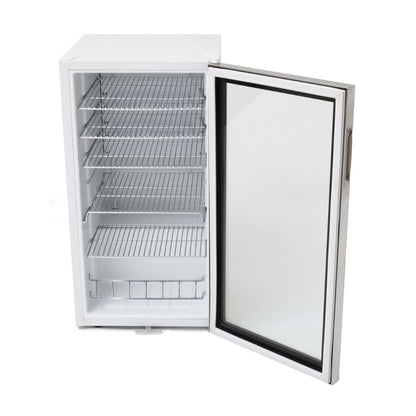 Whynter Beverage Refrigerator 127-Can Freestanding Cooler with Lock BR-128WS