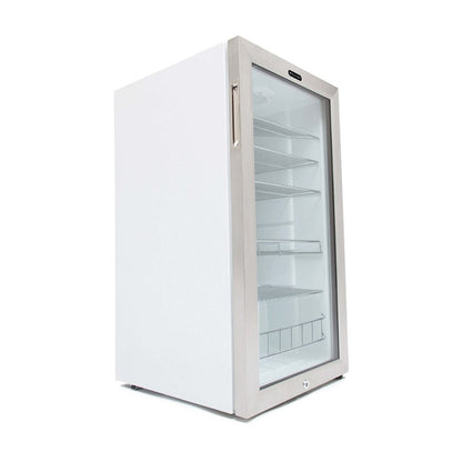 Whynter Beverage Refrigerator 127-Can Freestanding Cooler with Lock BR-128WS
