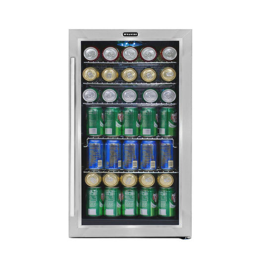 Whynter Beverage Refrigerator 127-Can Stainless Steel Cooler BR-130SB