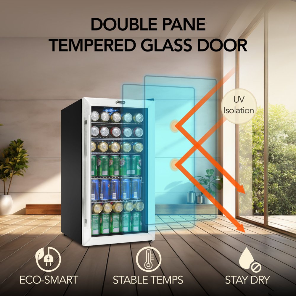 Whynter BR-130SB 127-Can Beverage Refrigerator