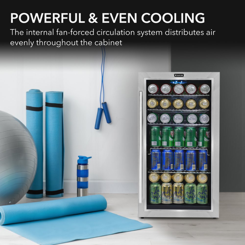 Whynter BR-130SB 127-Can Beverage Refrigerator