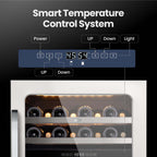 Whynter BSR-046DW 46-Bottle Dual Zone Wine Fridge