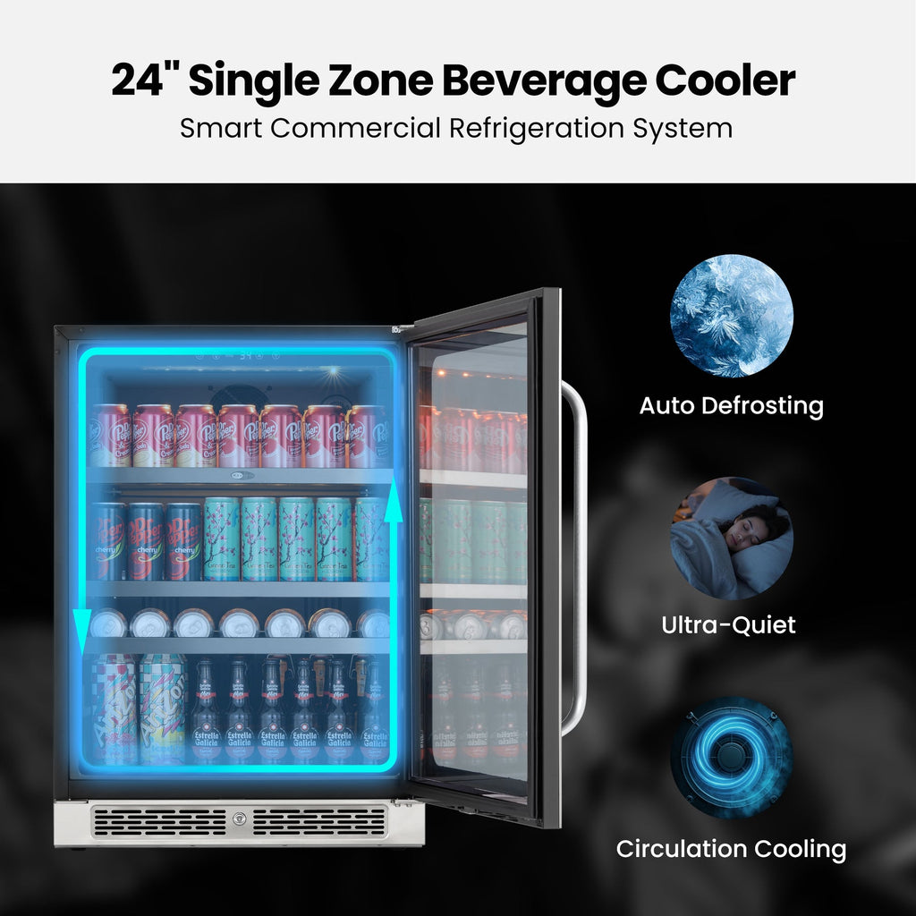 Whynter BSR-140SB 166-Can Built-In Beverage Fridge
