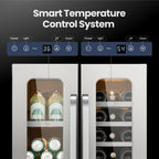 Whynter BSR-6020FDS 76-Can Dual Zone Wine Fridge
