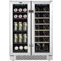 Whynter BWB-2060FDS 20-Bottle 76-Can Dual Zone Fridge