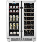 Whynter BWB-2060FDS 20-Bottle 76-Can Dual Zone Fridge