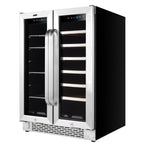 Whynter BWB-2060FDS 20-Bottle 76-Can Dual Zone Fridge